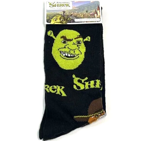 Mens Shrek Donkey and Puss in Boots Socks - Picture 3 of 6